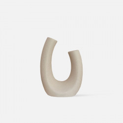 Curved Ceramic Vase